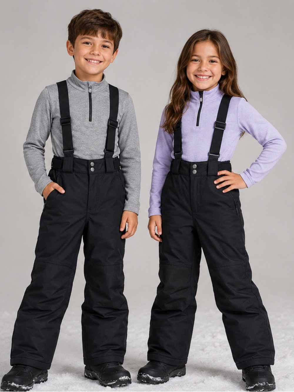 BDare 2b Black Unisex Ski Pants 7-8 yrs - Like New!!!